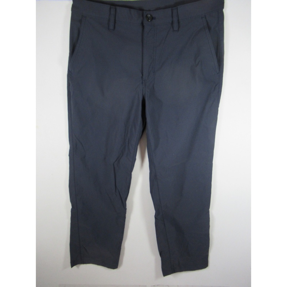 Eddie Bauer Nylon Blend Pants Men 34x30 Blue Stretch Hiking Lightweight d1653309